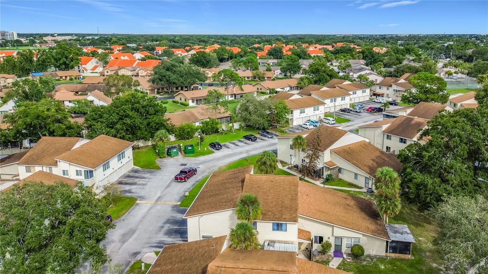 Community streets and green spaces.