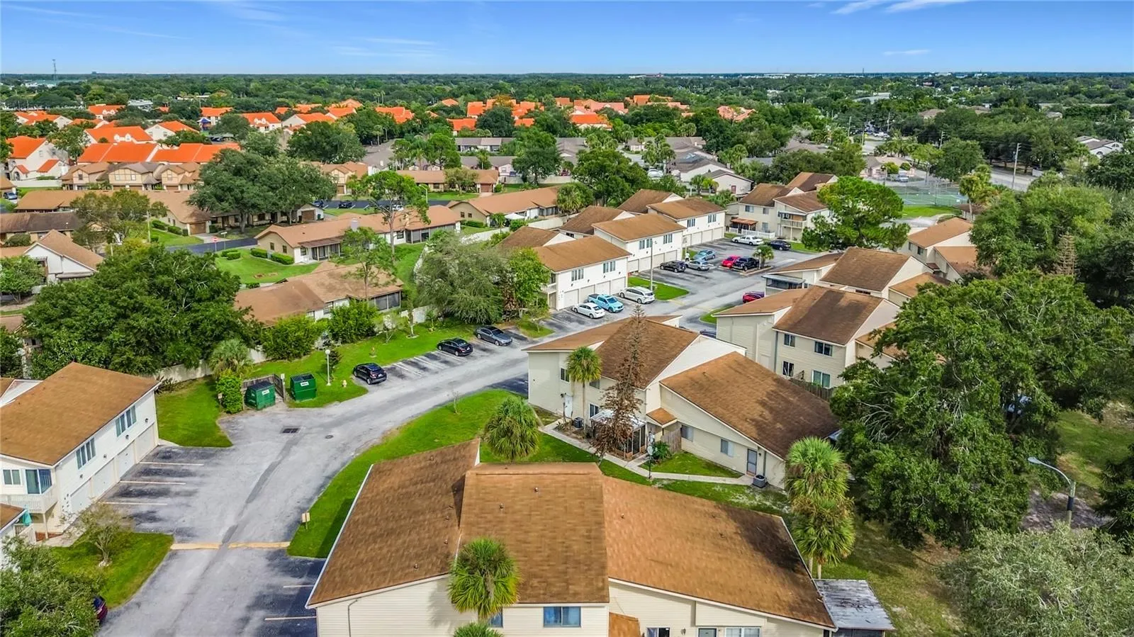 Aerial overview of the neighborhood.