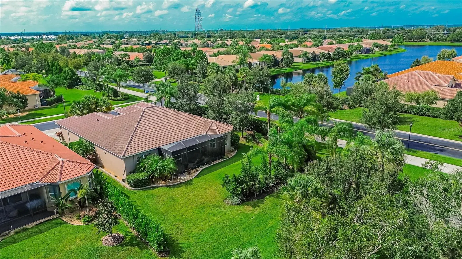 Exterior Side Aerial View
