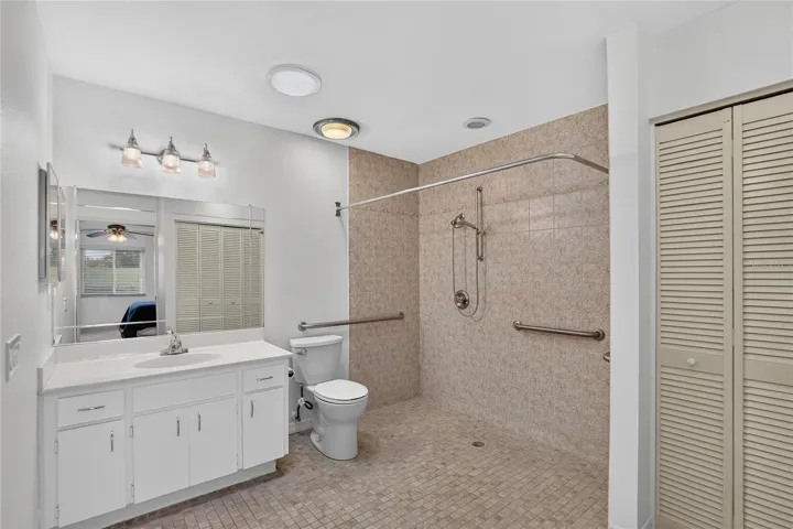 Handicap Accessible Ensuite Primary Bathroom