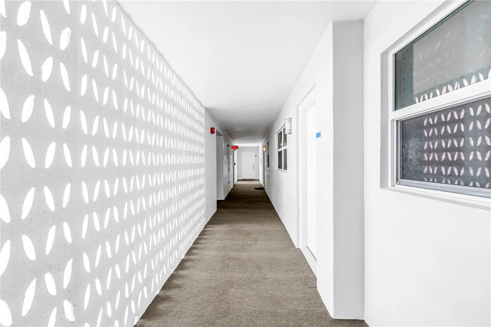 Hallway from Parking Garage