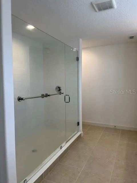 Master shower