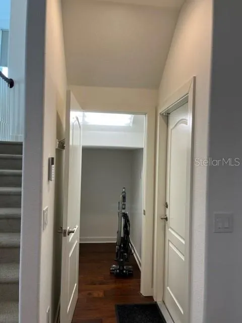 Garage hallway