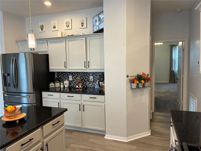 Kitchen and hall to master