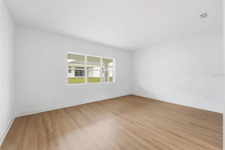 Spacious primary suite