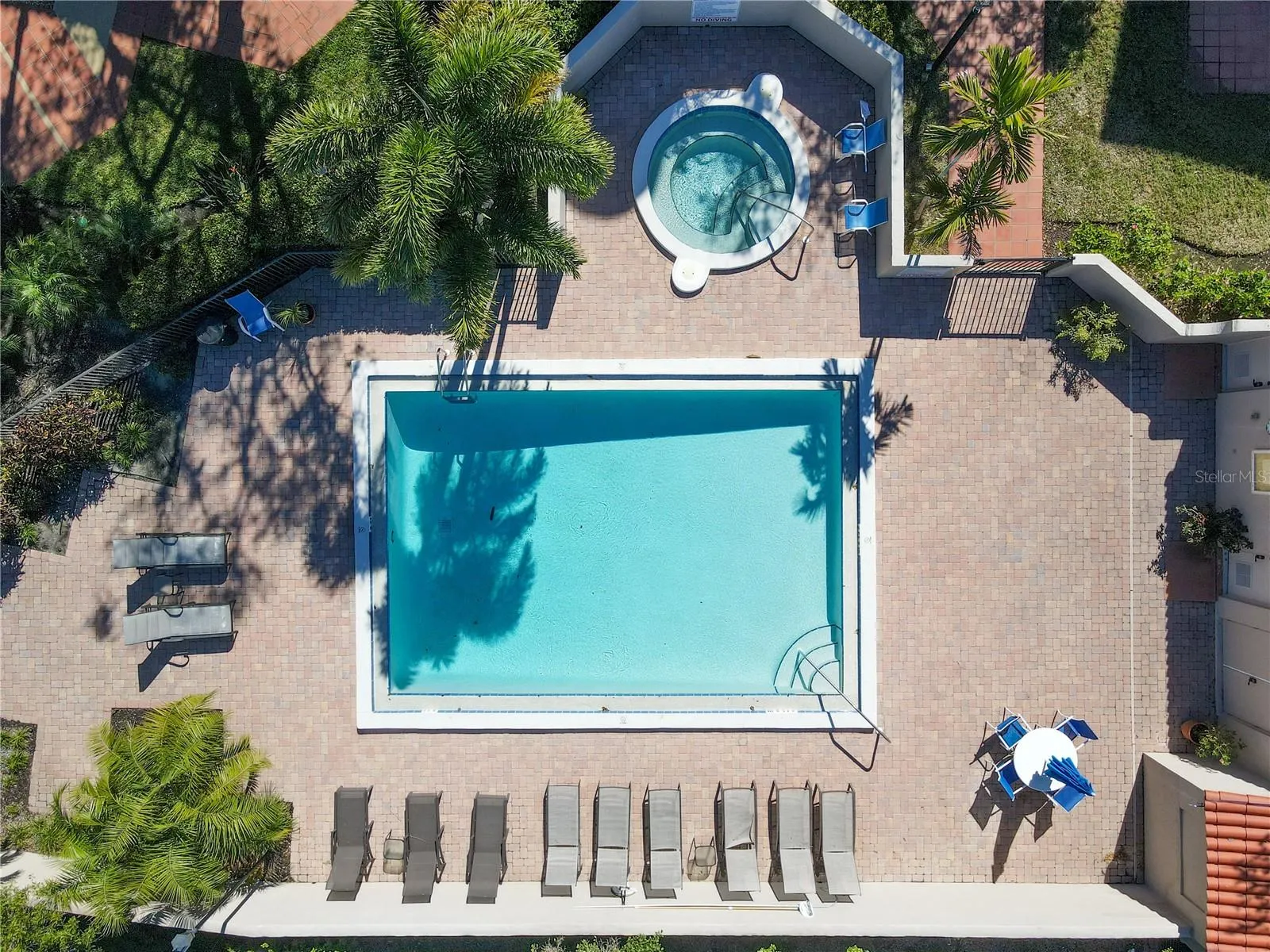 Plenty of room poolside for entertaining or quiet afternoons