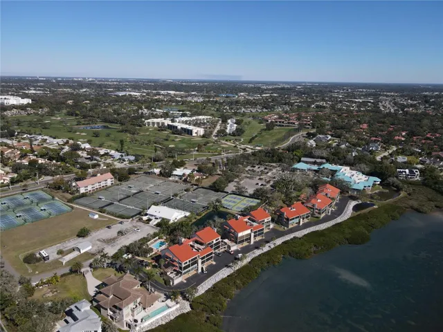 Aerial view of the area