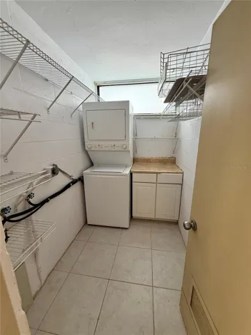 Laundry storage area