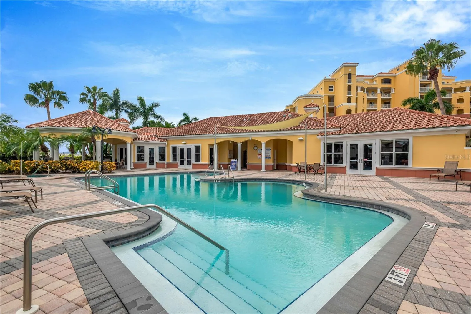 Delightful Pool with plenty of lounging area