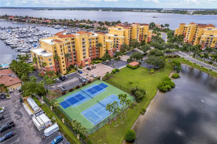 Great access to the tennis and pickleball courts or a quick stroll next door to the Dockside Grill to meet friends for dinner or cocktails.