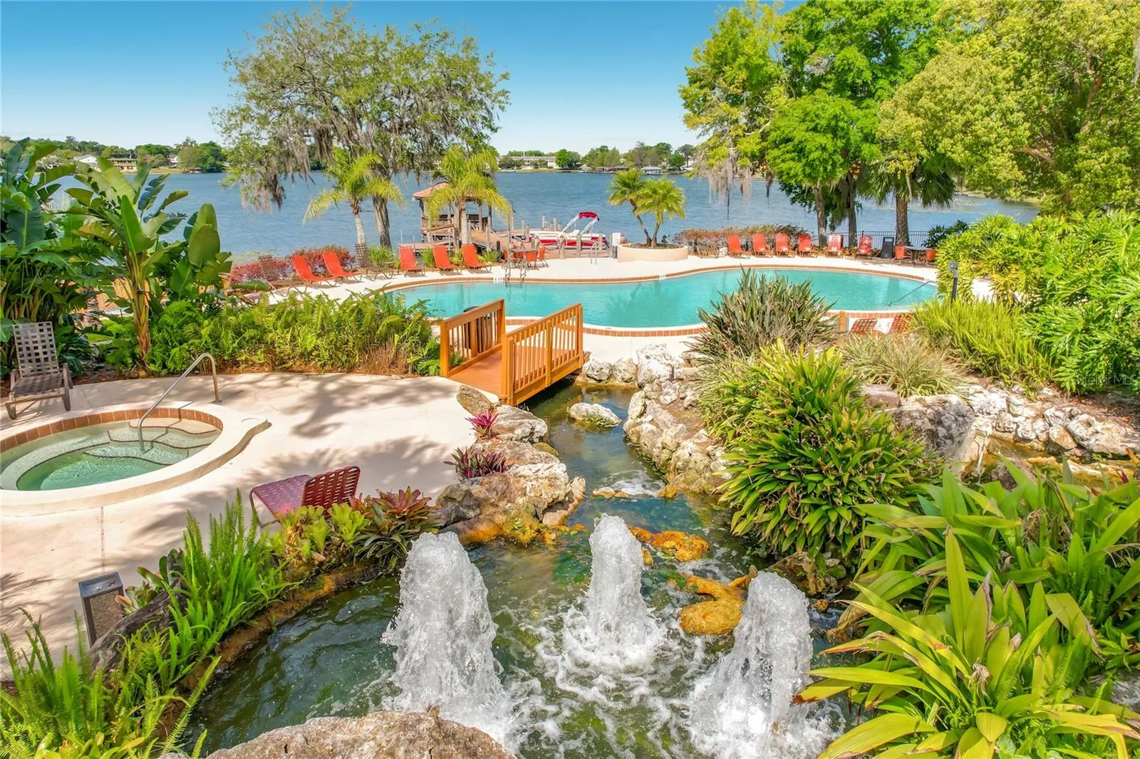 Fountains and spa...