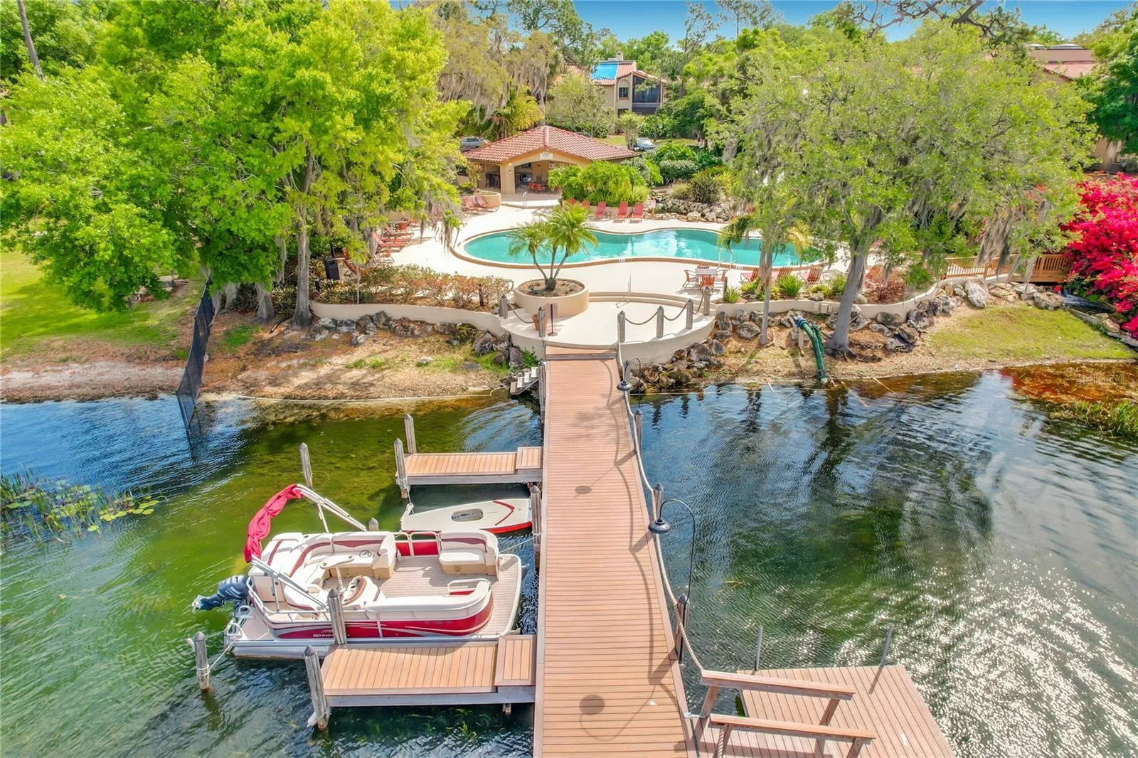 Dock and pool