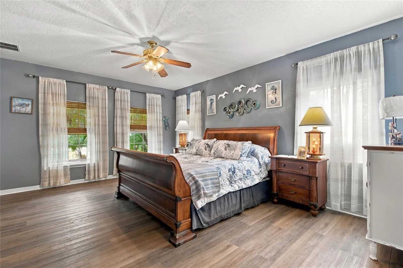 Primary bedroom is located on the first floor and is very spacious.