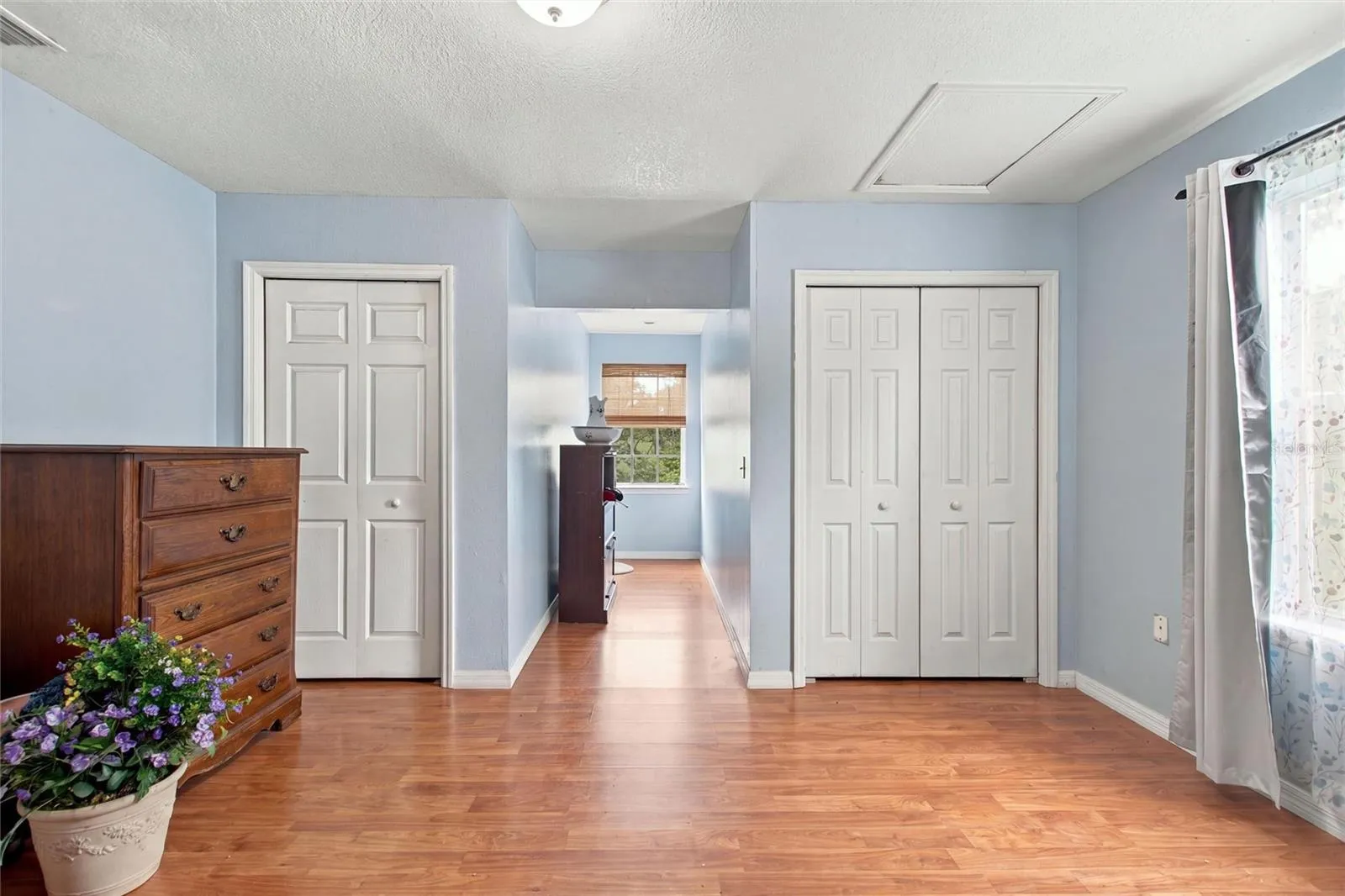 Bedroom 3 of 4 bedrooms.  One of two bedrooms that is upstairs.
