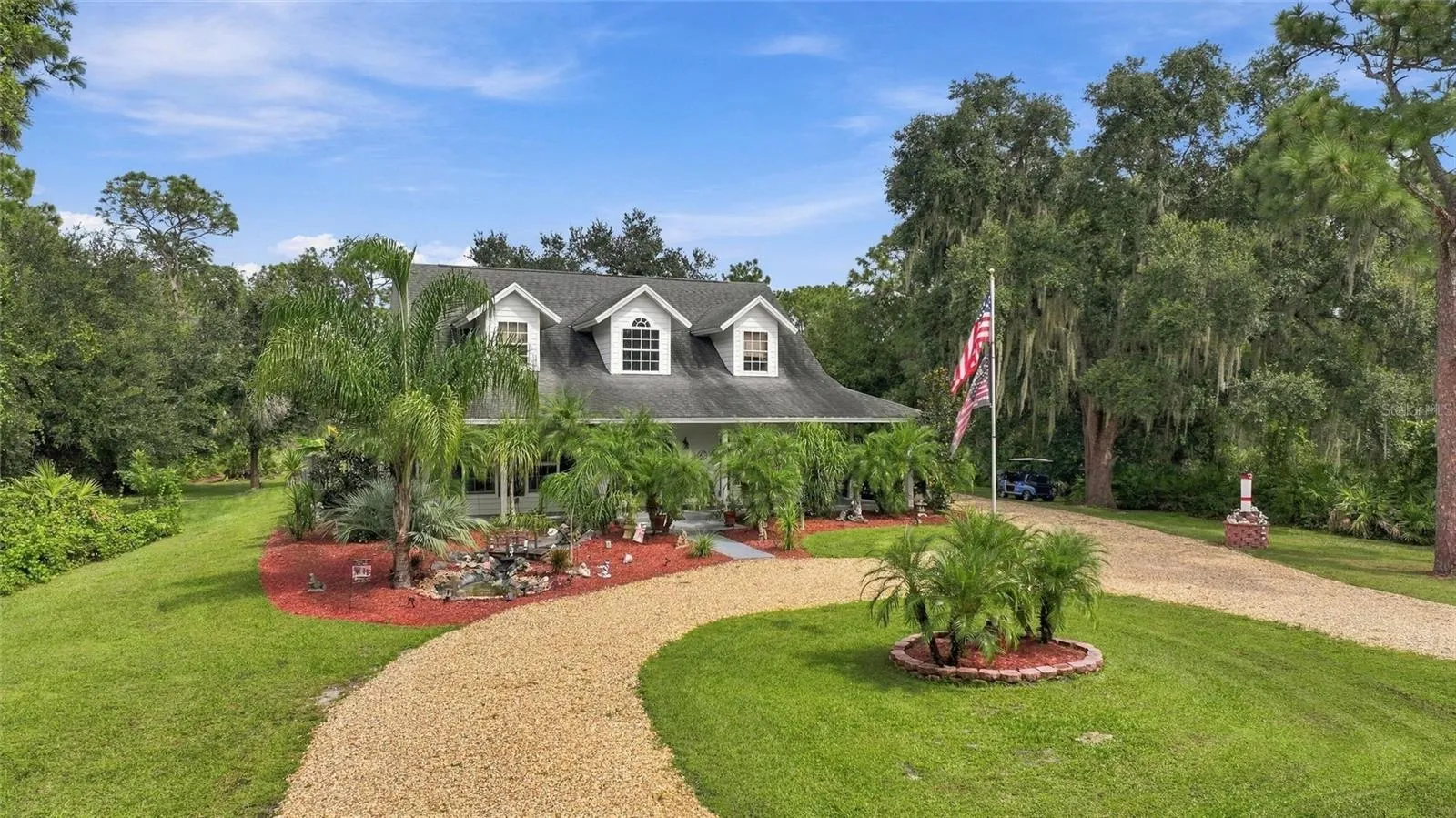 There are no immediate neighbors surrounding this home.  Just a lot of peace and tranquility!
