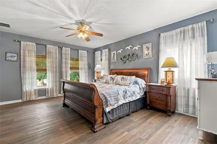 Primary bedroom is located on the first floor and is very spacious.