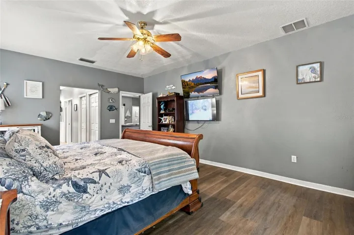 Reverse view of the primary bedroom.