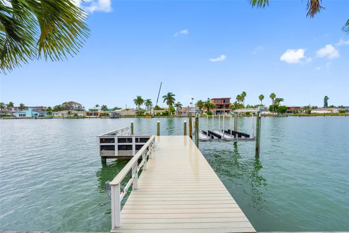 Composite dock with 10,000 lb lift.