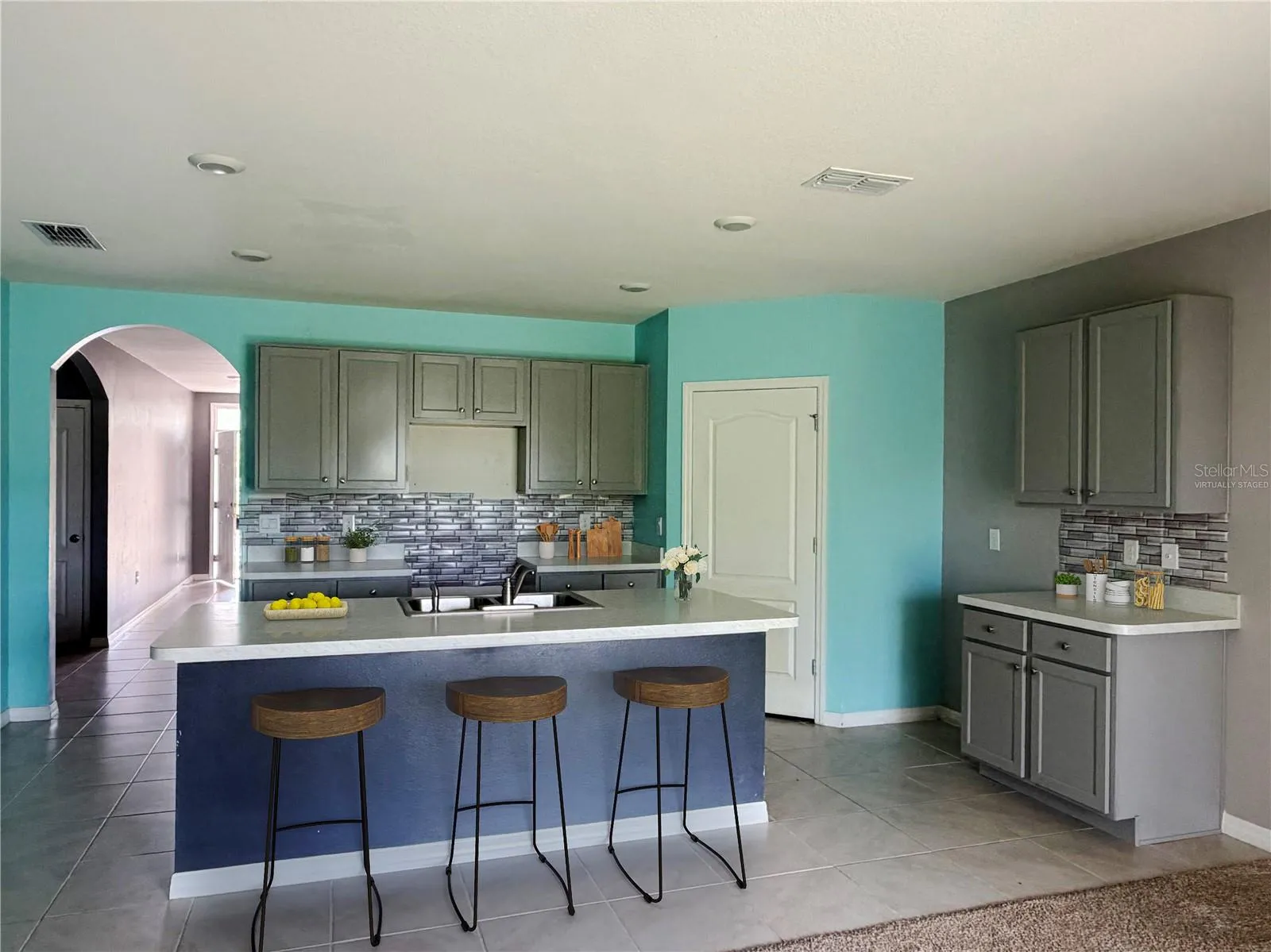 Virtually Staged Kitchen