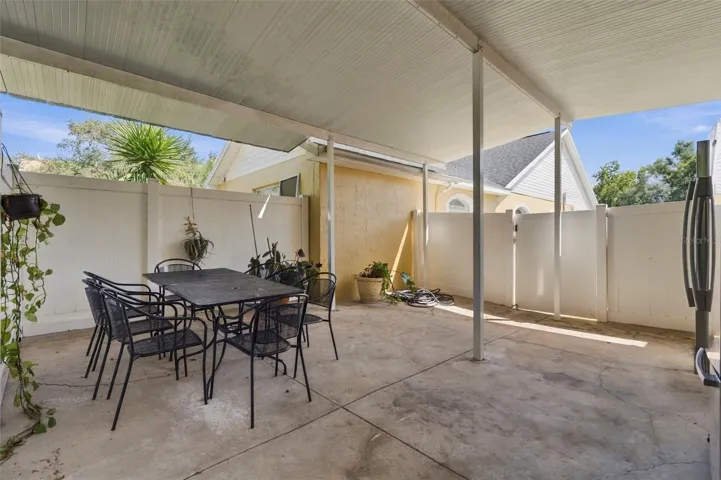 Covered Patio Break Common Area