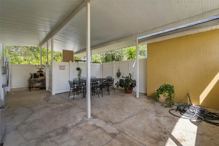 Covered Patio Break Common Area