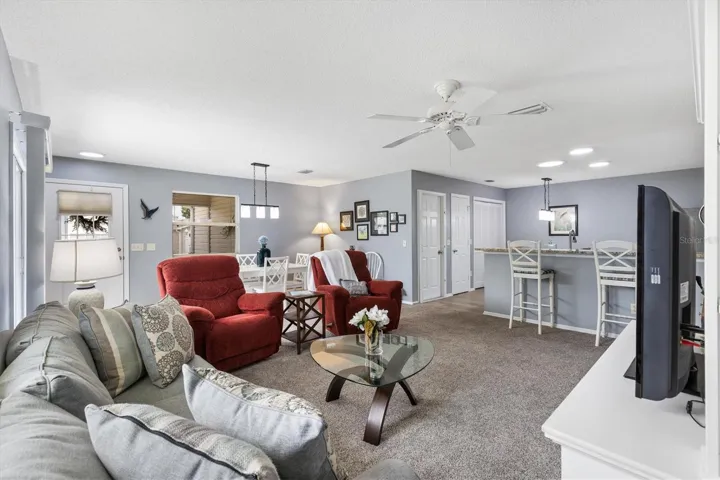OPEN CONCEPT LIVING ROOM &amp; KITCHEN