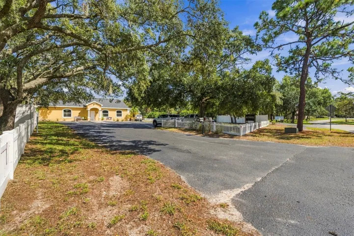 Parking lot and office