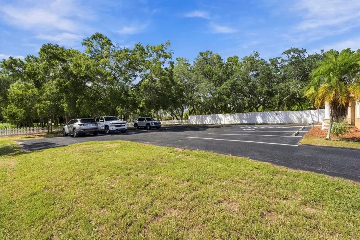 Parking lot and office