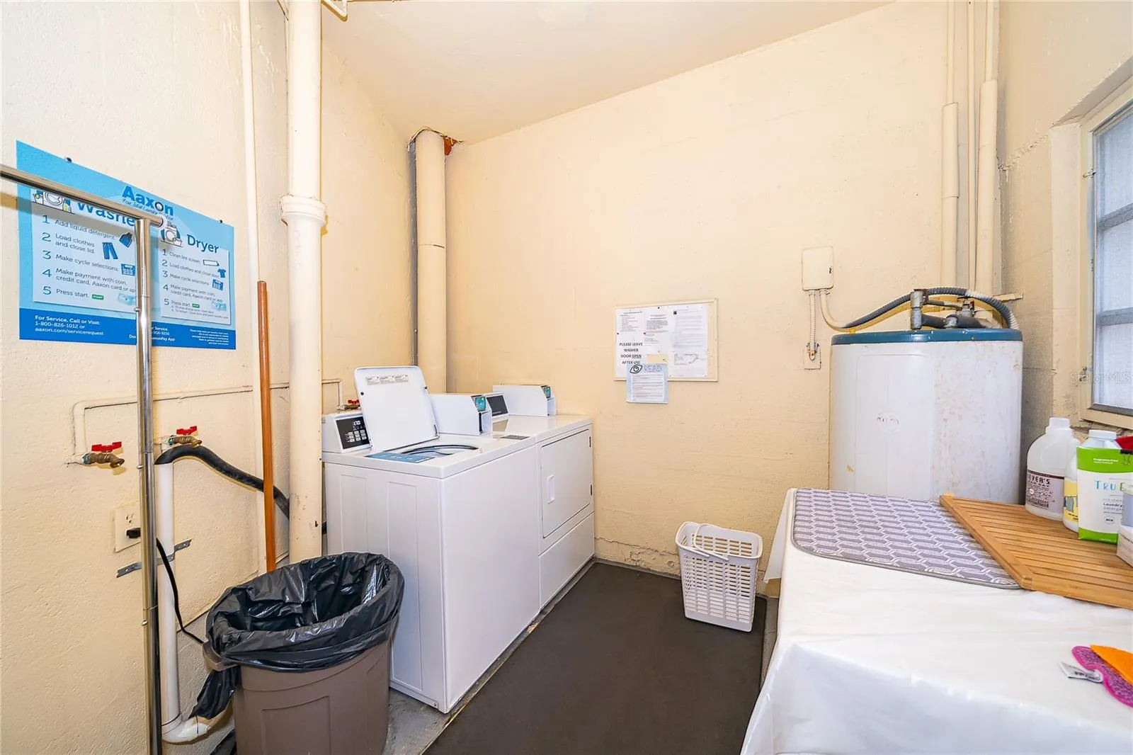 shared laundry room