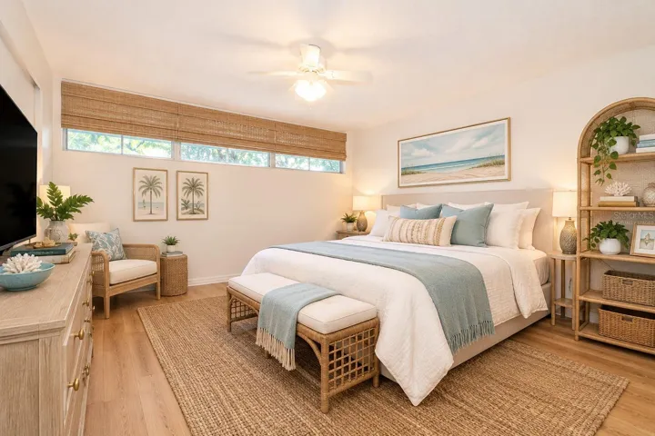 Second bedroom Virtually staged