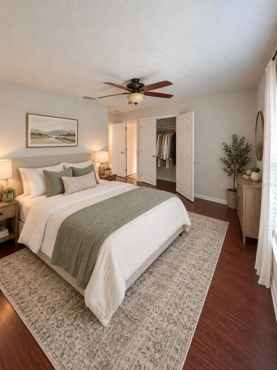 Master Room virtual staging