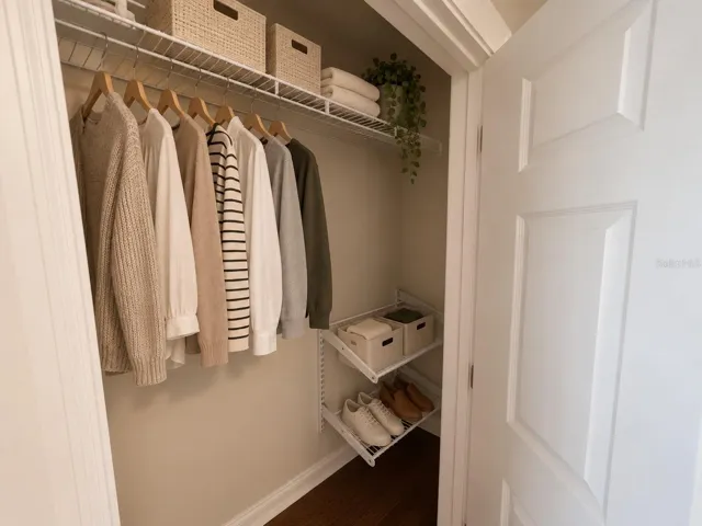 Master Closet #2 virtual staging