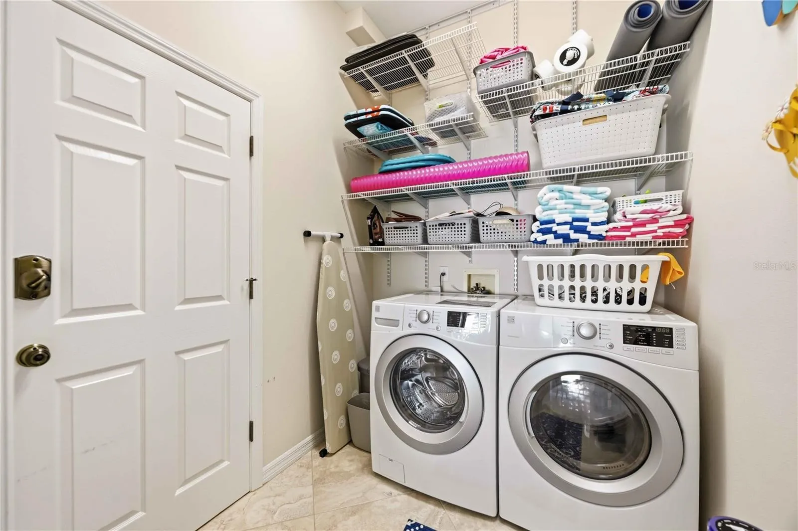 Washer Dryer /laundry room - closes off with pocket door