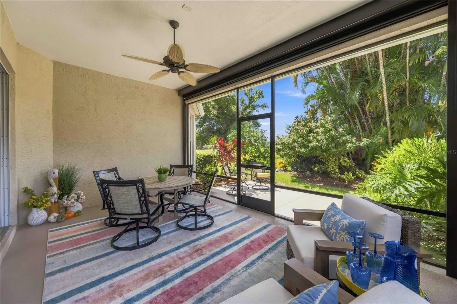 Screen Porch with Hurricane Impact Screens