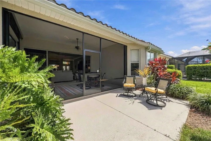 Outside patio