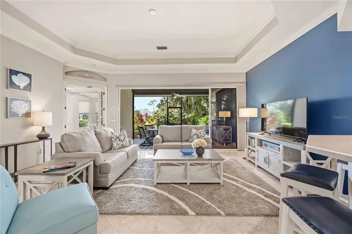 Living Room and Outdoor Screen Room -