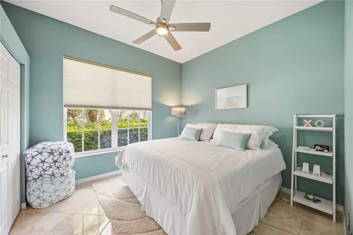 The Guest Suite has total privacy with pocket door closure, king bedroom and private bath.