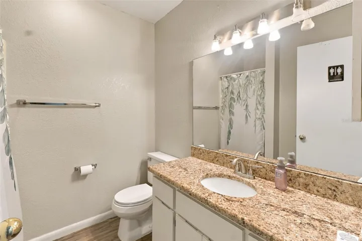 guest bathroom with shower