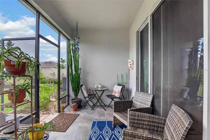 Your Florida bonus room is tiled, screened and ready for morning coffee, evening conversation or a good book
