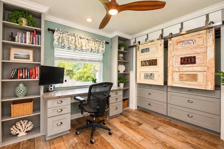 2nd bedroom currently used as an office.