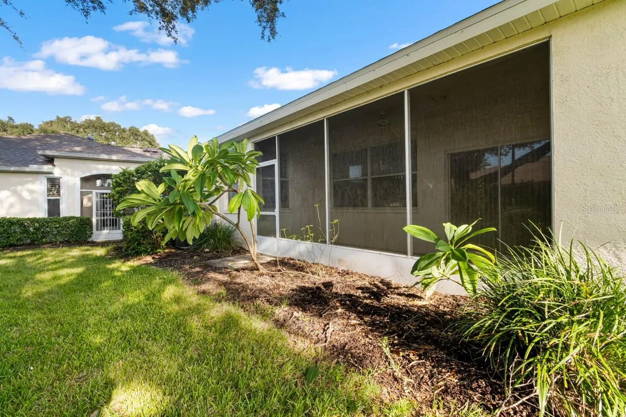 Rear of home facing the screened lanai