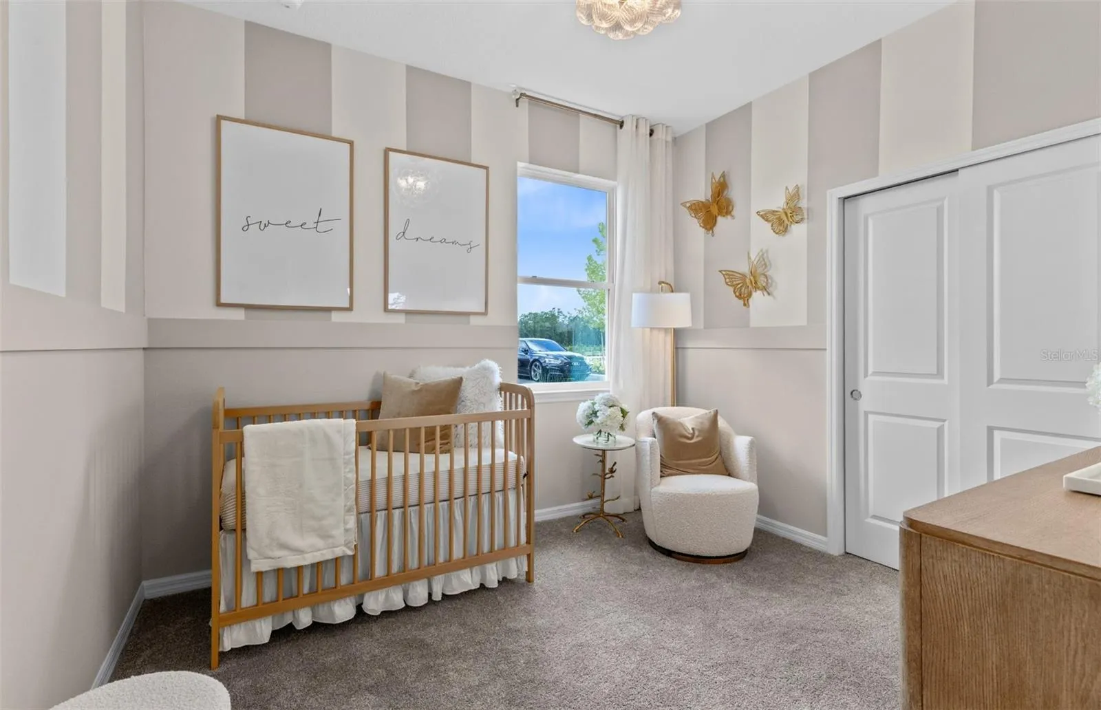 Model Home Design Only. Pictures and furnishings are for illustrative purposes only. Elevations, colors and options may vary. Furniture is for model home staging only.