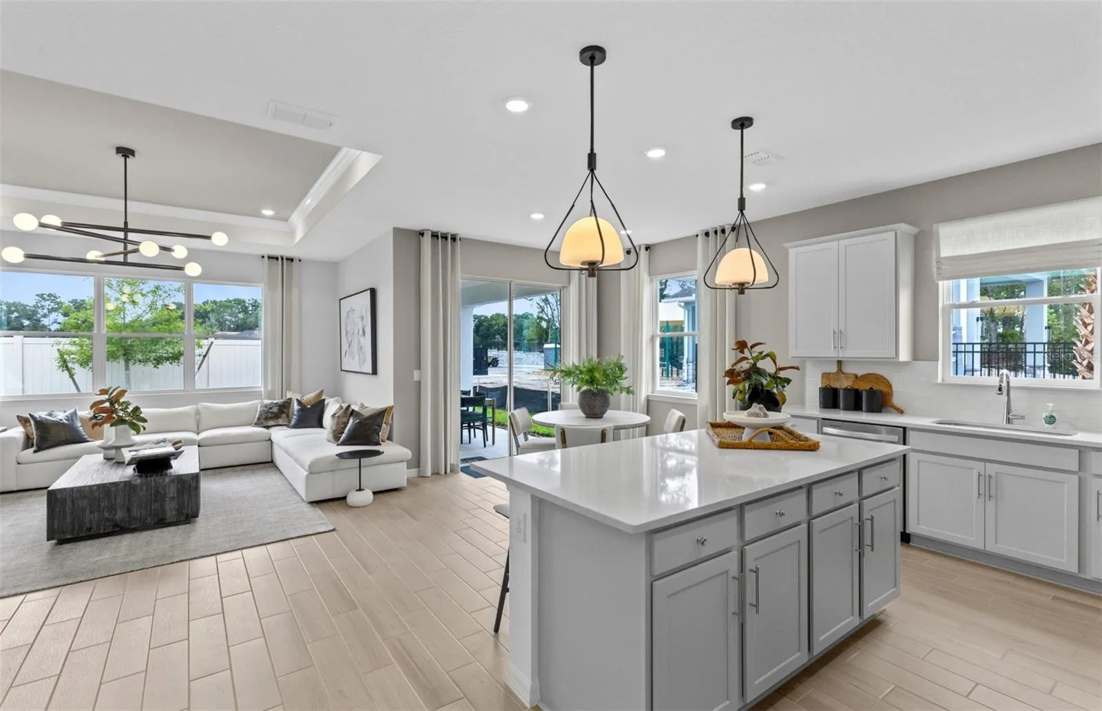 Model Home Design Only. Pictures and furnishings are for illustrative purposes only. Elevations, colors and options may vary. Furniture is for model home staging only.