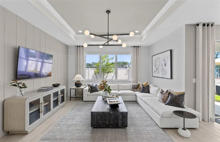 Model Home Design Only. Pictures and furnishings are for illustrative purposes only. Elevations, colors and options may vary. Furniture is for model home staging only.