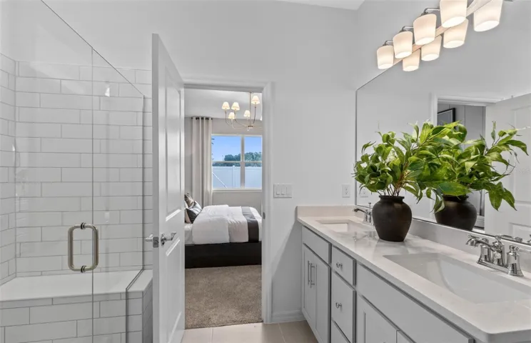 Model Home Design Only. Pictures and furnishings are for illustrative purposes only. Elevations, colors and options may vary. Furniture is for model home staging only.
