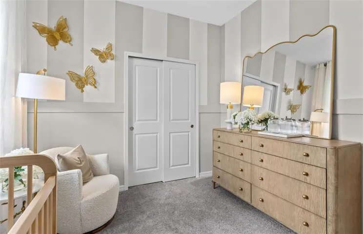 Model Home Design Only. Pictures and furnishings are for illustrative purposes only. Elevations, colors and options may vary. Furniture is for model home staging only.