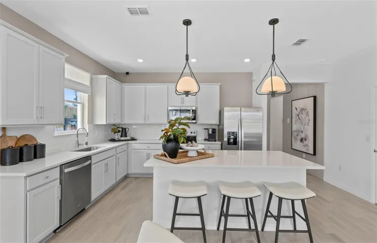 Model Home Design Only. Pictures and furnishings are for illustrative purposes only. Elevations, colors and options may vary. Furniture is for model home staging only.