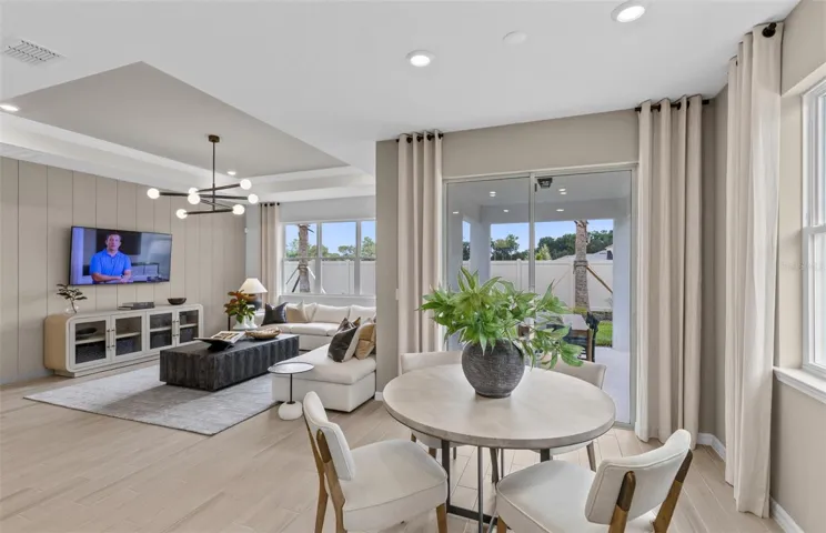 Model Home Design Only. Pictures and furnishings are for illustrative purposes only. Elevations, colors and options may vary. Furniture is for model home staging only.