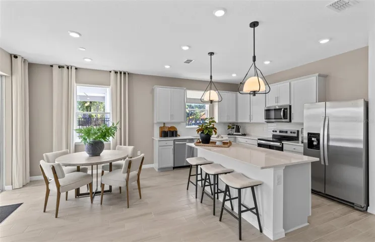 Model Home Design Only. Pictures and furnishings are for illustrative purposes only. Elevations, colors and options may vary. Furniture is for model home staging only.