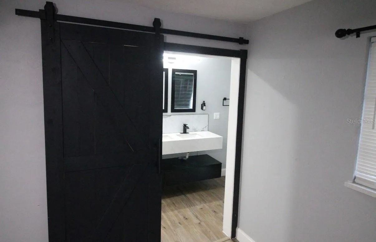 Primary bathroom entry